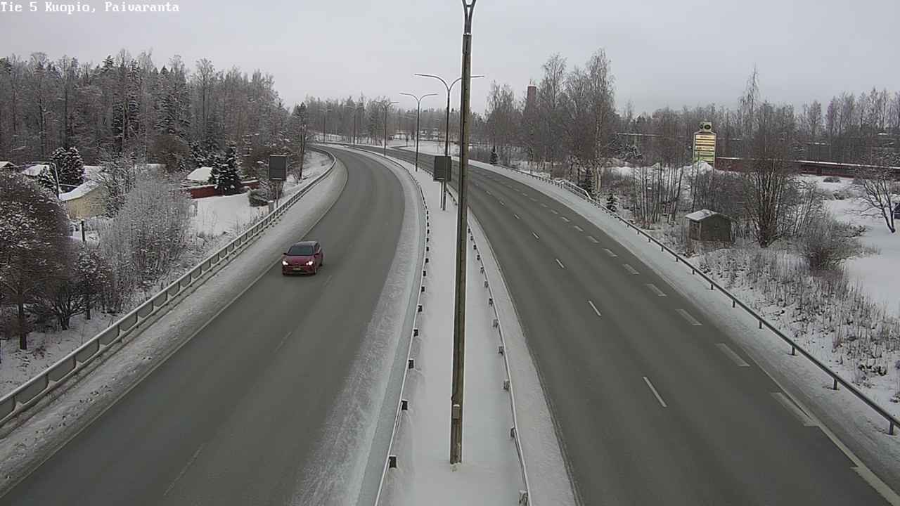 Weather Camera Image Väg 5 Kuopio, Päiväranta, Kuopio, Pohjois-Savo