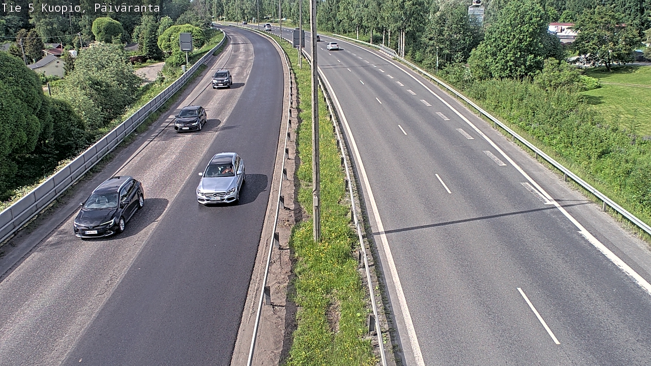 Weather Camera Image Road 5 Kuopio, Päiväranta, Kuopio, Pohjois-Savo