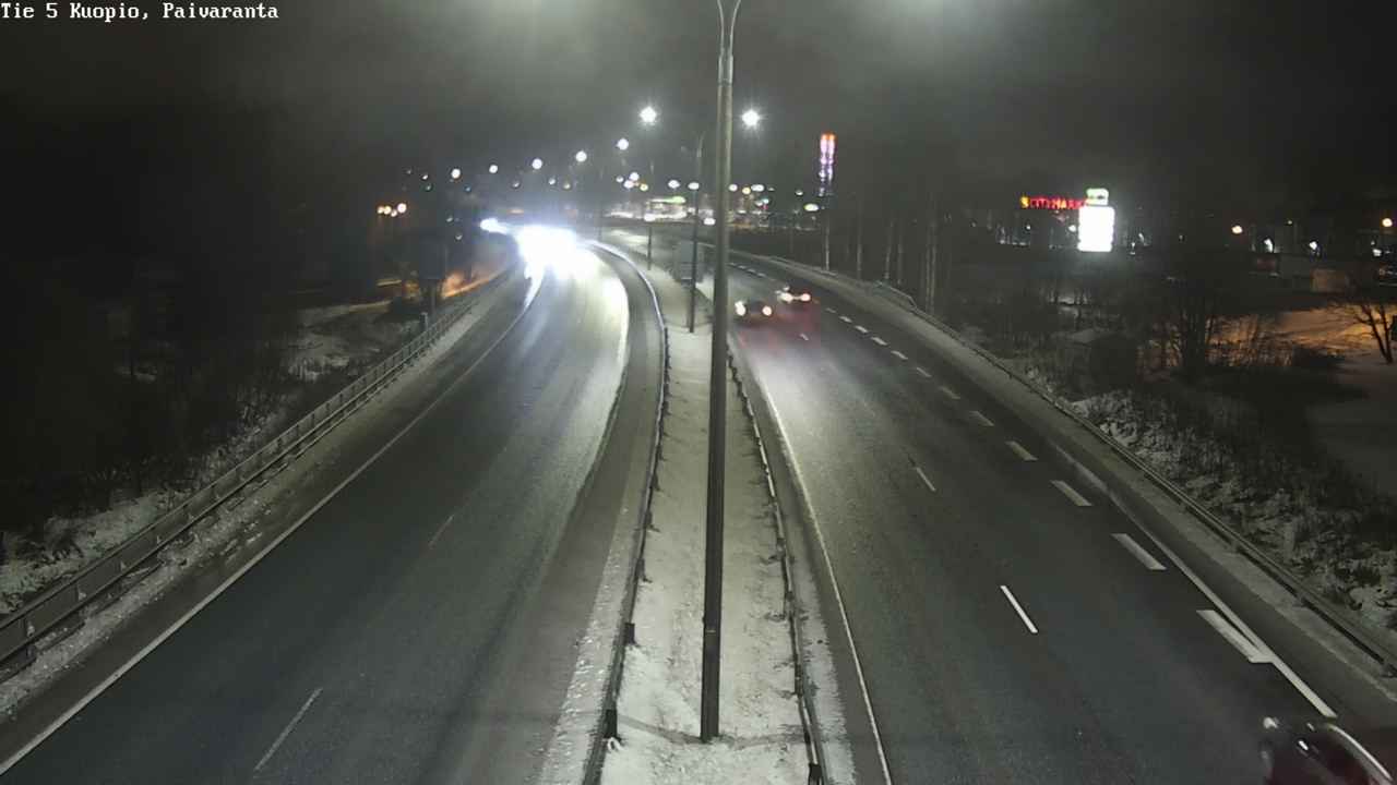 Weather Camera Image Road 5 Kuopio, Päiväranta, Kuopio, Pohjois-Savo