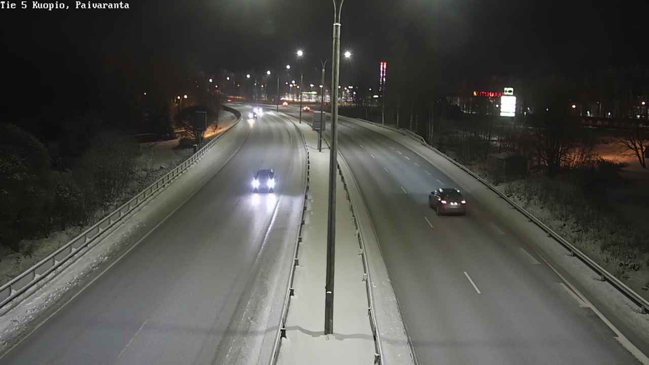Weather Camera Image Väg 5 Kuopio, Päiväranta, Kuopio, Pohjois-Savo