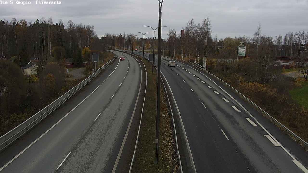 Weather Camera Image Väg 5 Kuopio, Päiväranta, Kuopio, Pohjois-Savo