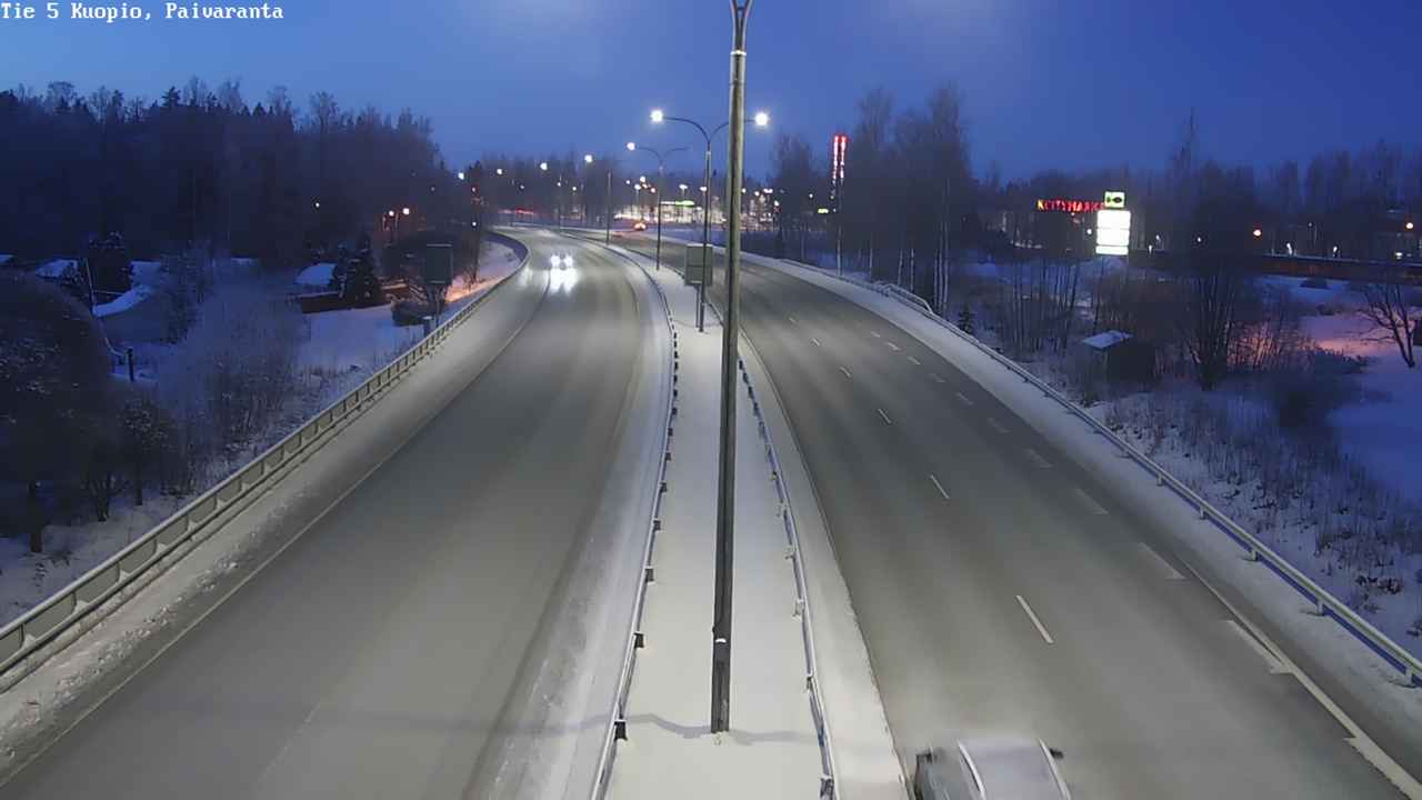 Weather Camera Image Väg 5 Kuopio, Päiväranta, Kuopio, Pohjois-Savo