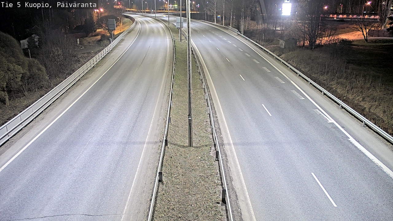 Weather Camera Image Road 5 Kuopio, Päiväranta, Kuopio, Pohjois-Savo