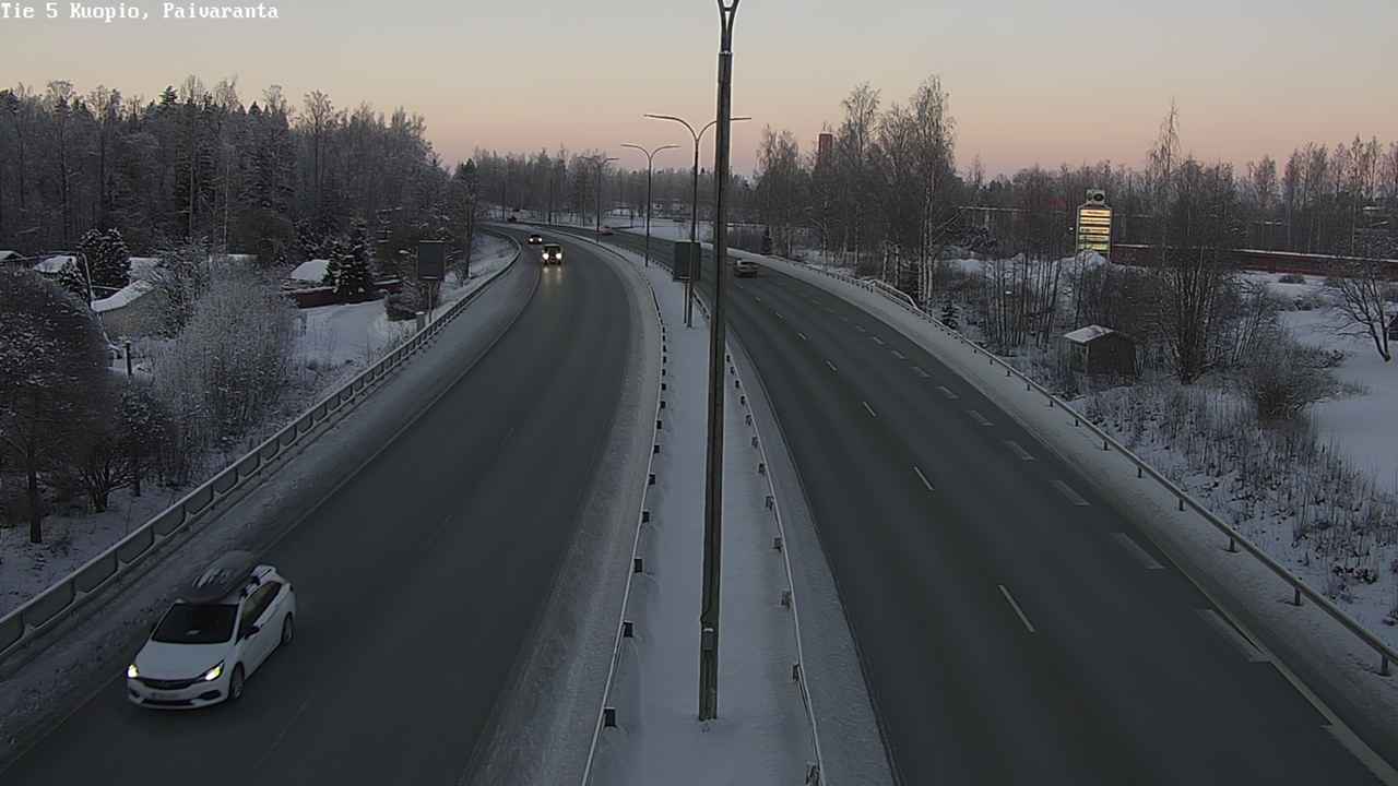 Weather Camera Image Väg 5 Kuopio, Päiväranta, Kuopio, Pohjois-Savo