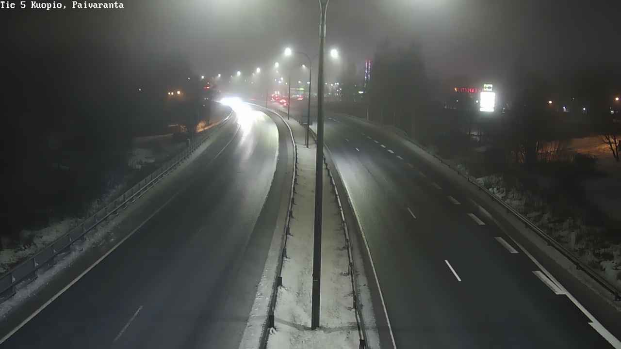 Weather Camera Image Road 5 Kuopio, Päiväranta, Kuopio, Pohjois-Savo