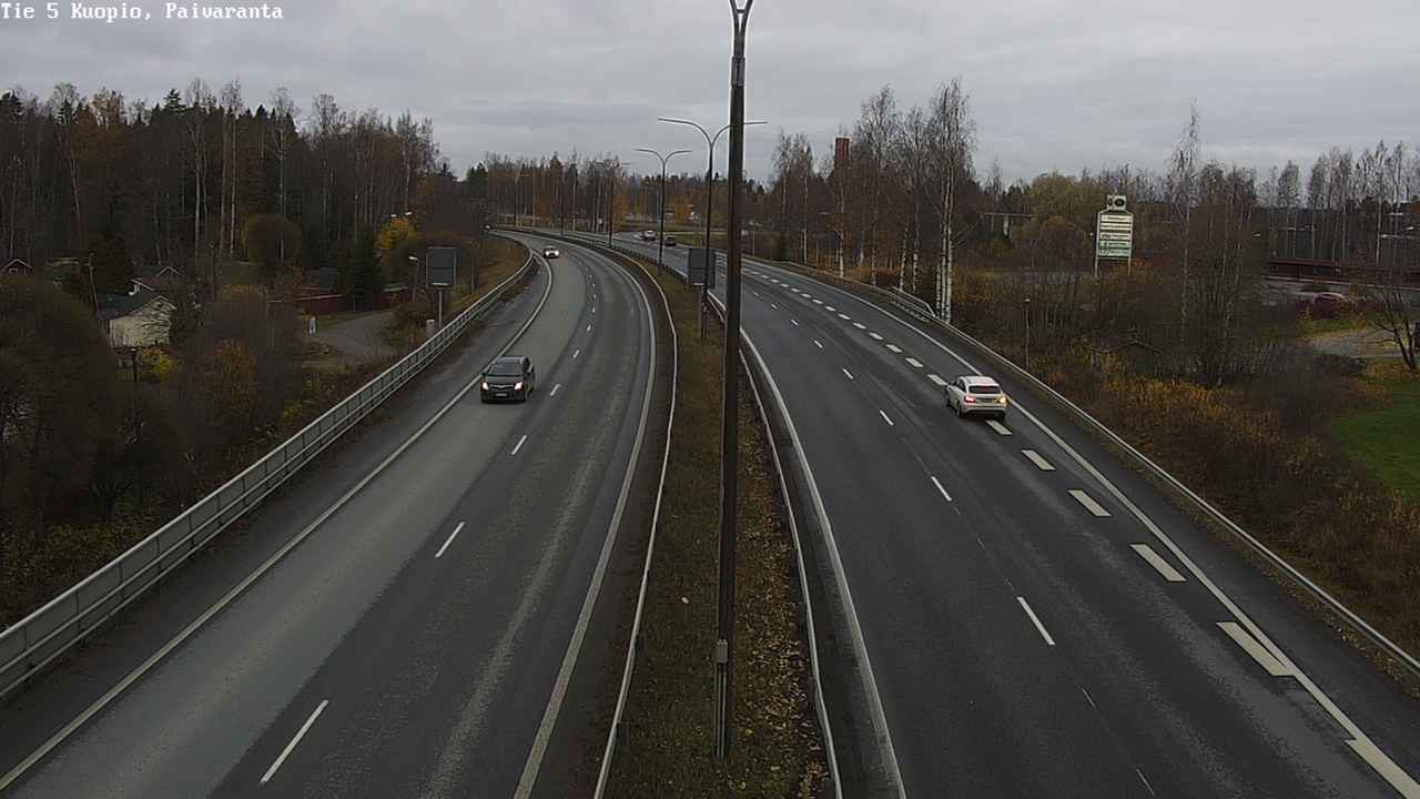 Weather Camera Image Väg 5 Kuopio, Päiväranta, Kuopio, Pohjois-Savo