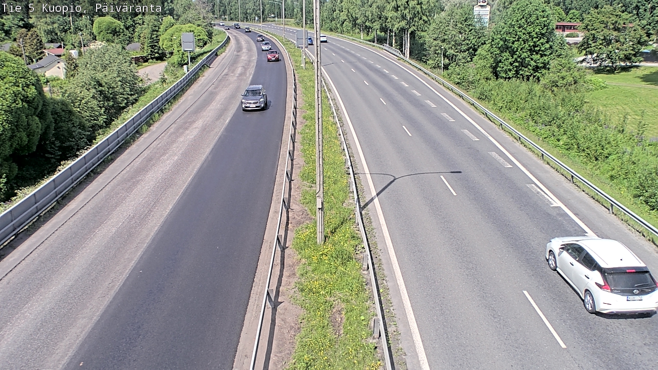 Weather Camera Image Road 5 Kuopio, Päiväranta, Kuopio, Pohjois-Savo