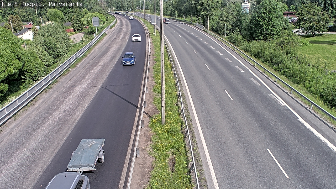 Weather Camera Image Road 5 Kuopio, Päiväranta, Kuopio, Pohjois-Savo