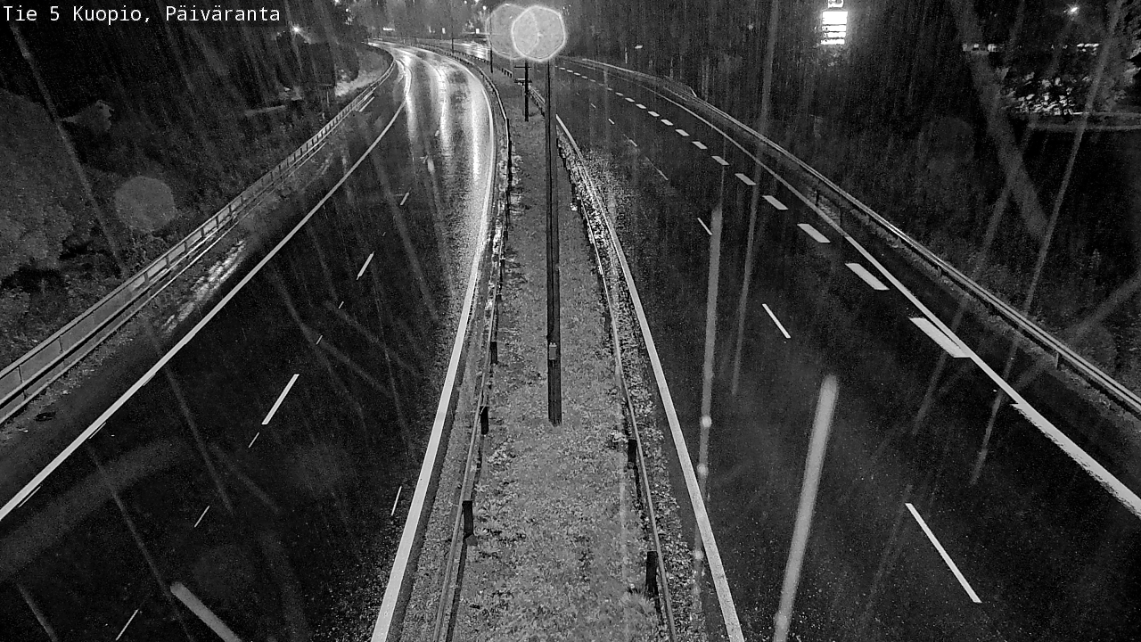 Weather Camera Image Väg 5 Kuopio, Päiväranta, Kuopio, Pohjois-Savo