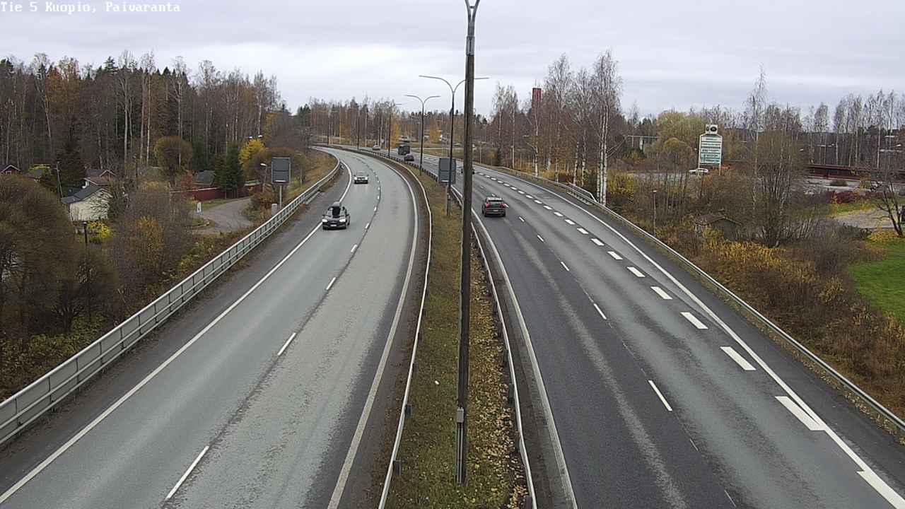 Weather Camera Image Väg 5 Kuopio, Päiväranta, Kuopio, Pohjois-Savo