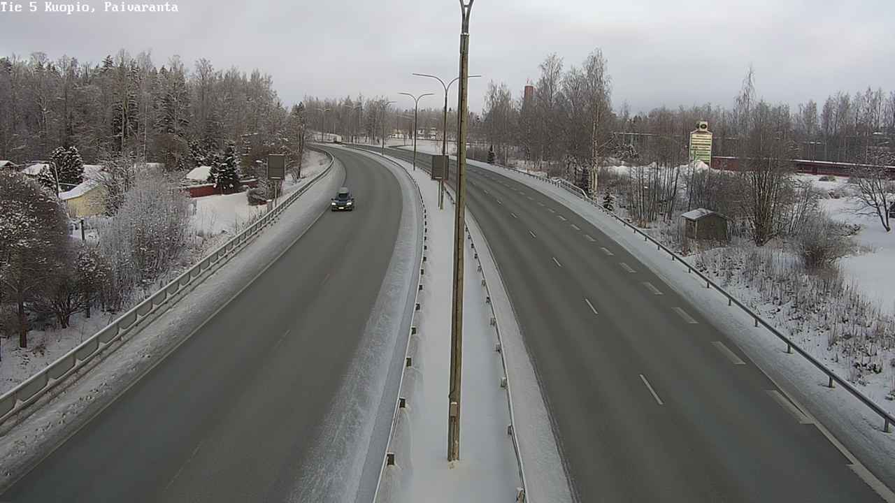 Weather Camera Image Väg 5 Kuopio, Päiväranta, Kuopio, Pohjois-Savo