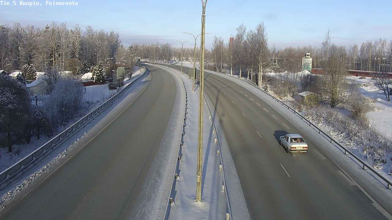 Weather Camera Image Väg 5 Kuopio, Päiväranta, Kuopio, Pohjois-Savo