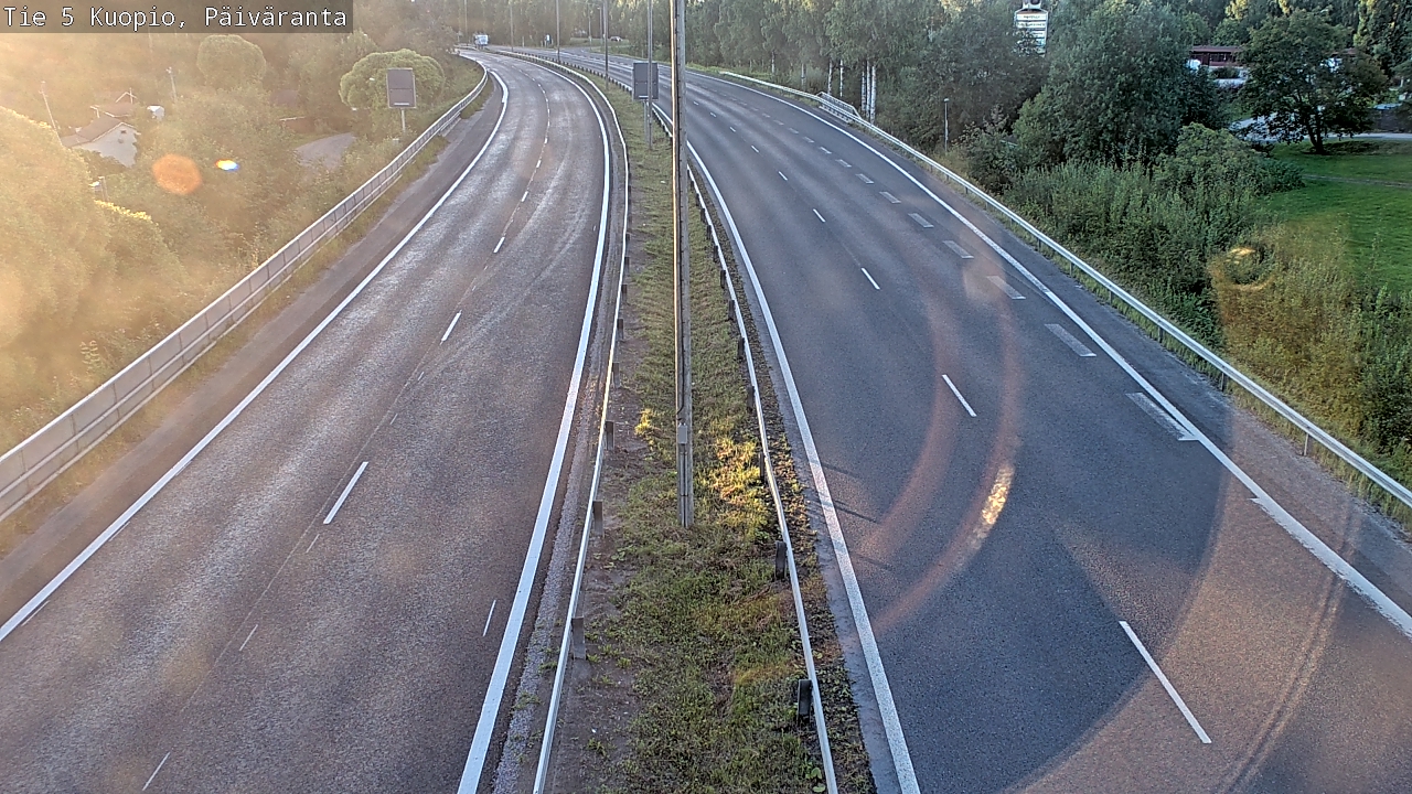 Kelikamerat Kuva Tie 5 Kuopio, Päiväranta, Kuopio, Pohjois-Savo