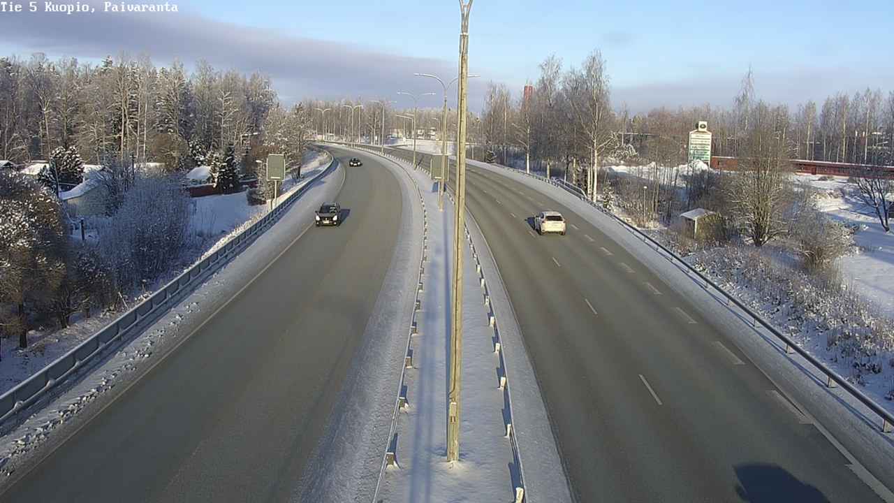 Weather Camera Image Väg 5 Kuopio, Päiväranta, Kuopio, Pohjois-Savo
