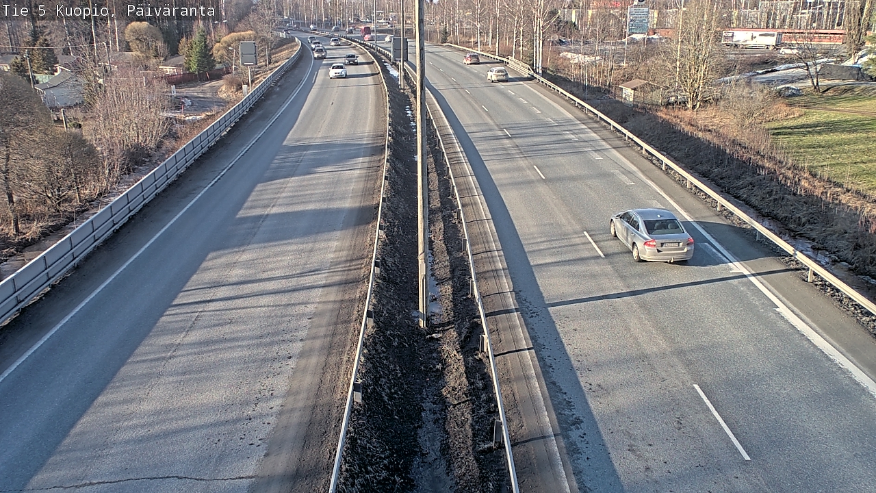 Kelikamerat Kuva Tie 5 Kuopio, Päiväranta, Kuopio, Pohjois-Savo