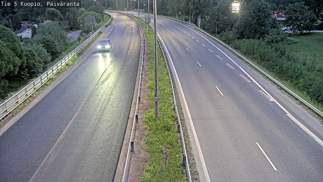 Weather Camera Image Road 5 Kuopio, Päiväranta, Kuopio, Pohjois-Savo