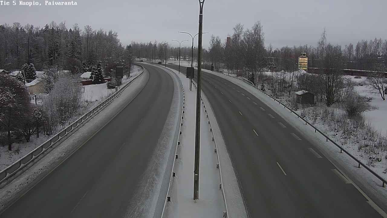 Weather Camera Image Väg 5 Kuopio, Päiväranta, Kuopio, Pohjois-Savo