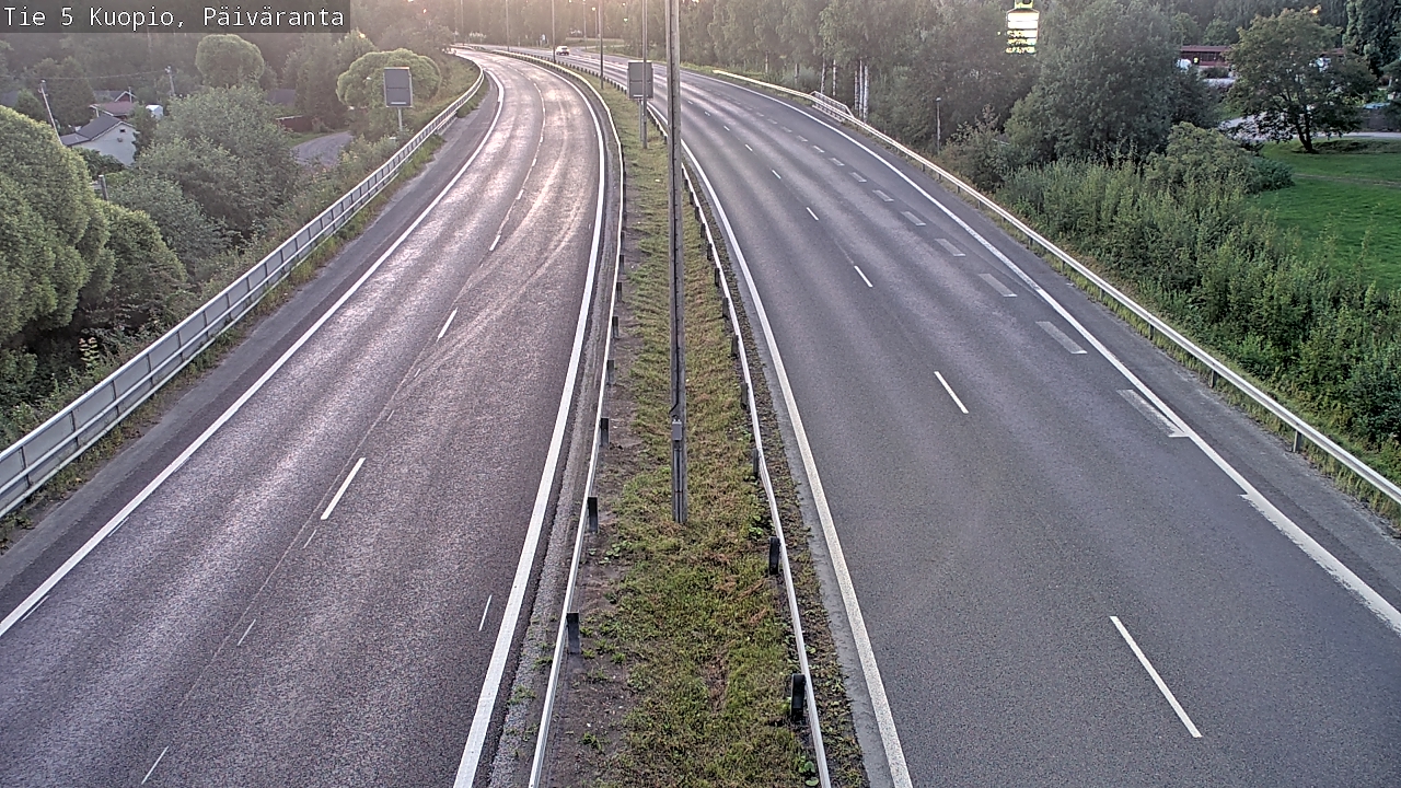 Kelikamerat Kuva Tie 5 Kuopio, Päiväranta, Kuopio, Pohjois-Savo