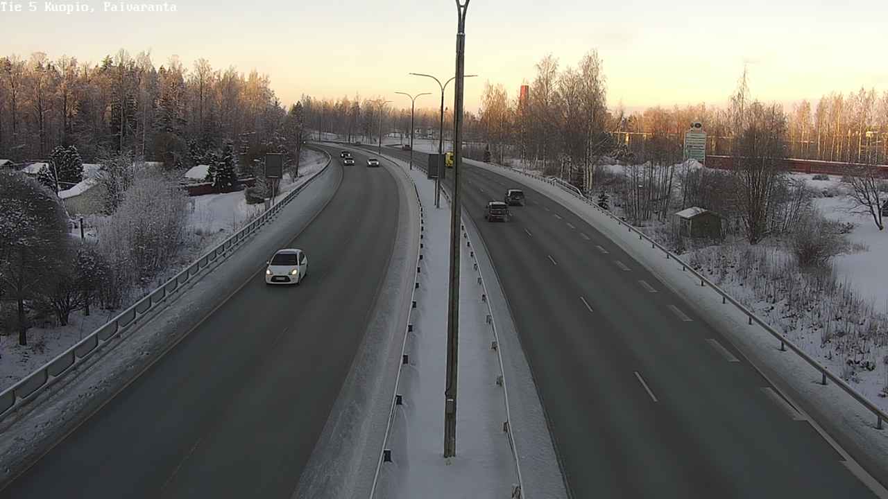 Weather Camera Image Väg 5 Kuopio, Päiväranta, Kuopio, Pohjois-Savo