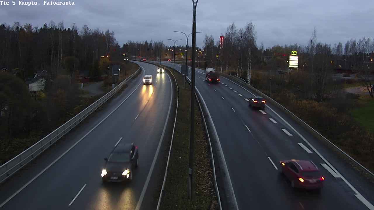 Weather Camera Image Väg 5 Kuopio, Päiväranta, Kuopio, Pohjois-Savo