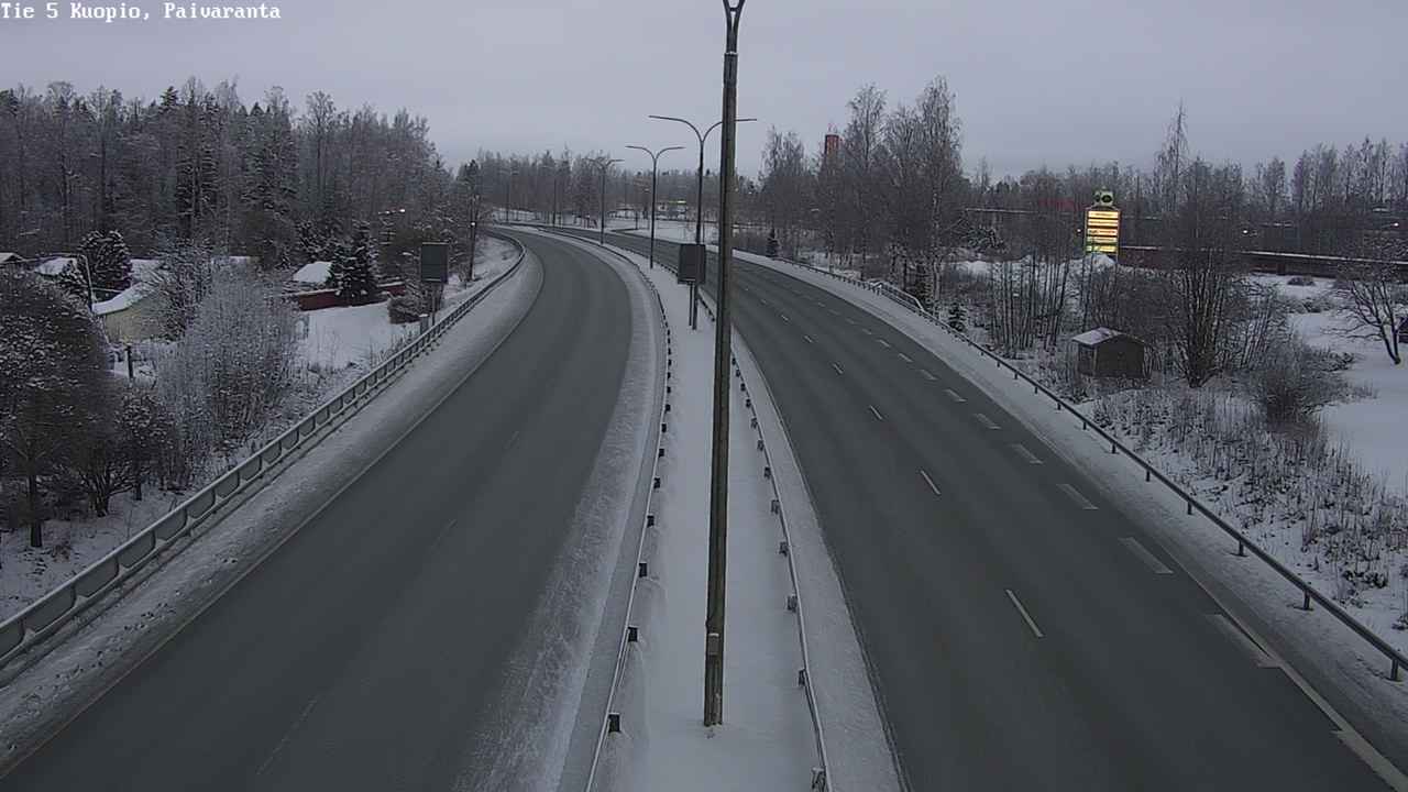 Weather Camera Image Väg 5 Kuopio, Päiväranta, Kuopio, Pohjois-Savo