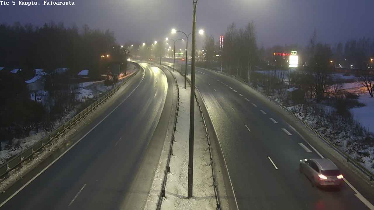 Weather Camera Image Road 5 Kuopio, Päiväranta, Kuopio, Pohjois-Savo