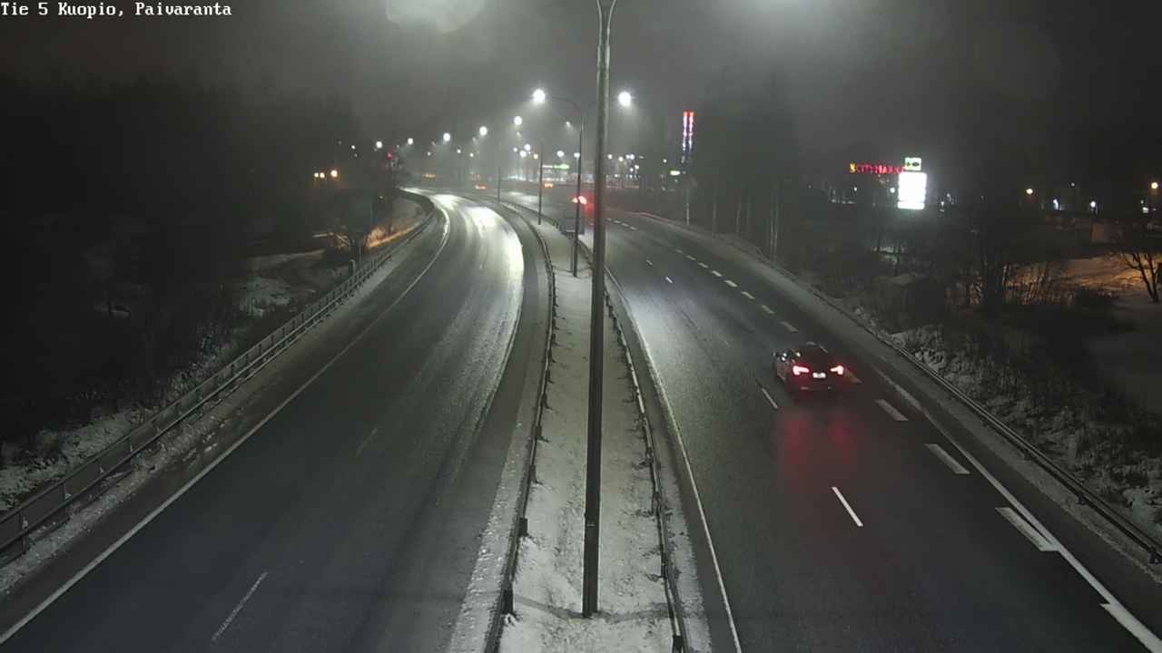 Weather Camera Image Road 5 Kuopio, Päiväranta, Kuopio, Pohjois-Savo
