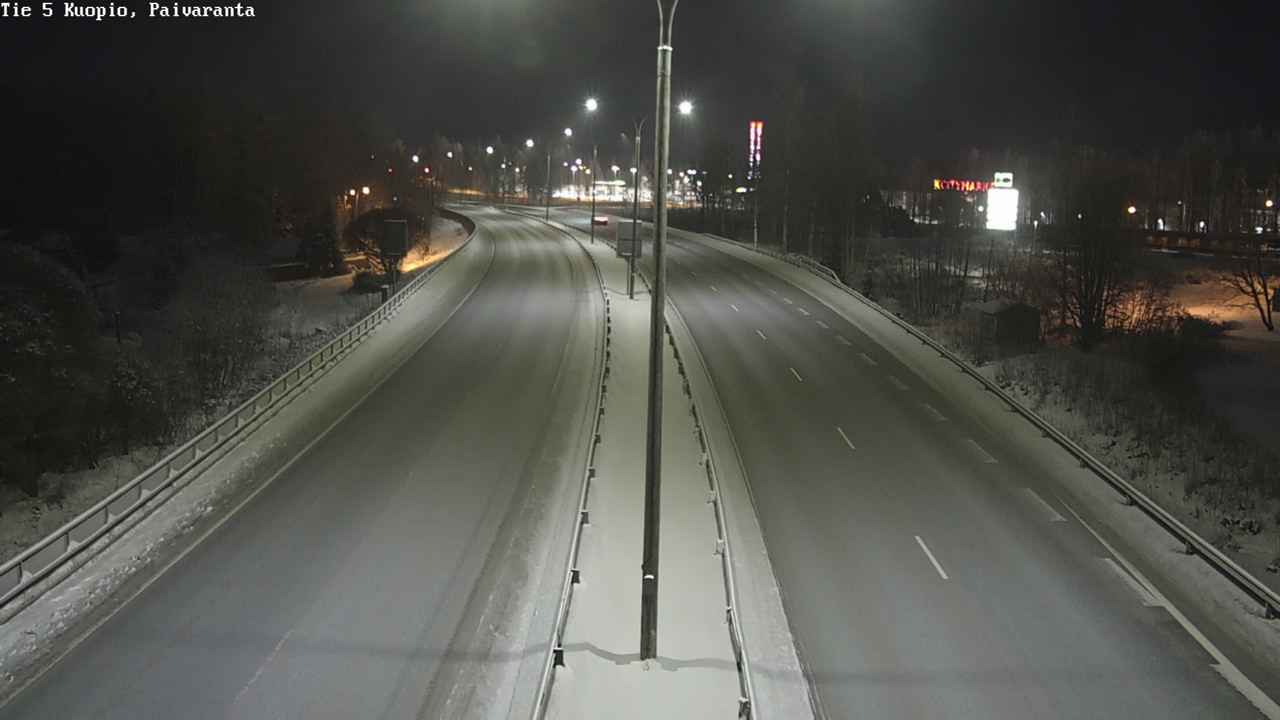 Weather Camera Image Väg 5 Kuopio, Päiväranta, Kuopio, Pohjois-Savo