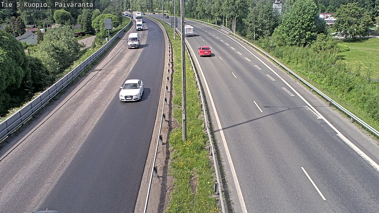 Weather Camera Image Road 5 Kuopio, Päiväranta, Kuopio, Pohjois-Savo