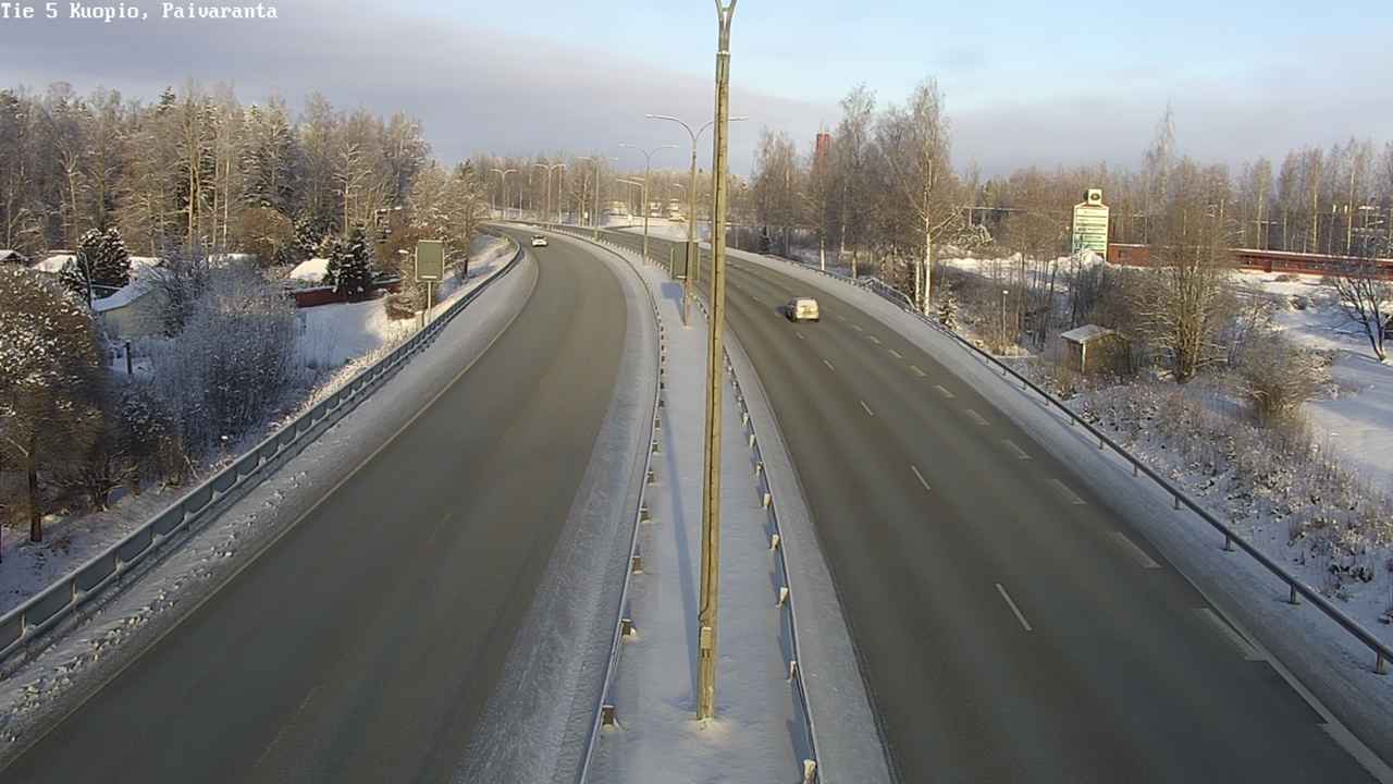 Weather Camera Image Väg 5 Kuopio, Päiväranta, Kuopio, Pohjois-Savo