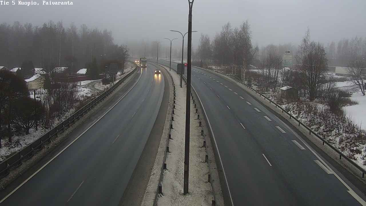 Weather Camera Image Road 5 Kuopio, Päiväranta, Kuopio, Pohjois-Savo