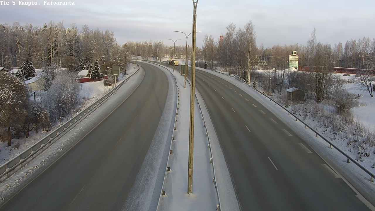 Weather Camera Image Väg 5 Kuopio, Päiväranta, Kuopio, Pohjois-Savo