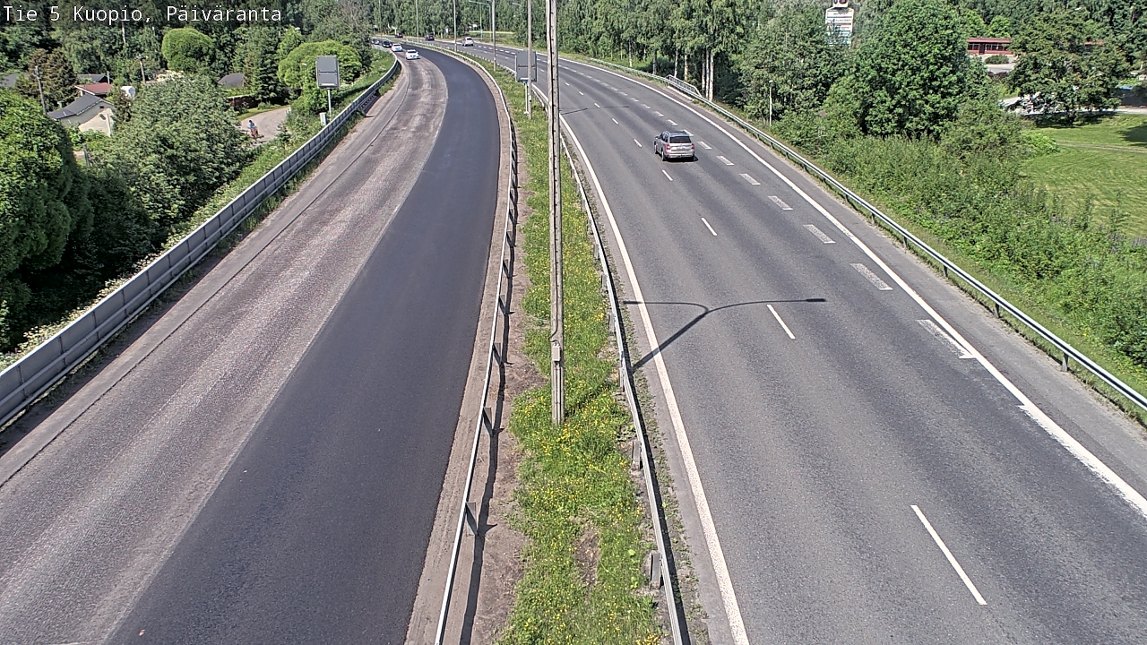 Weather Camera Image Road 5 Kuopio, Päiväranta, Kuopio, Pohjois-Savo