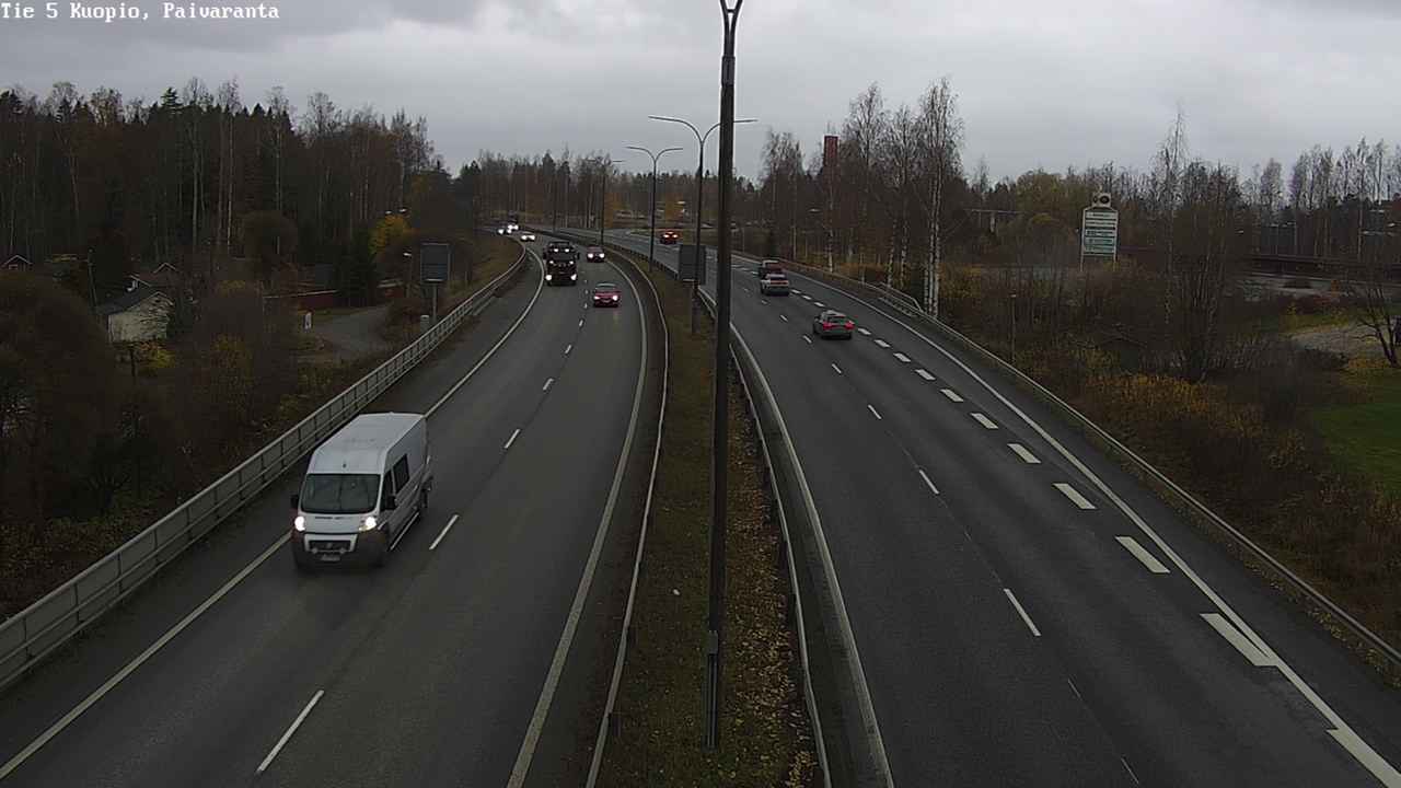 Weather Camera Image Väg 5 Kuopio, Päiväranta, Kuopio, Pohjois-Savo