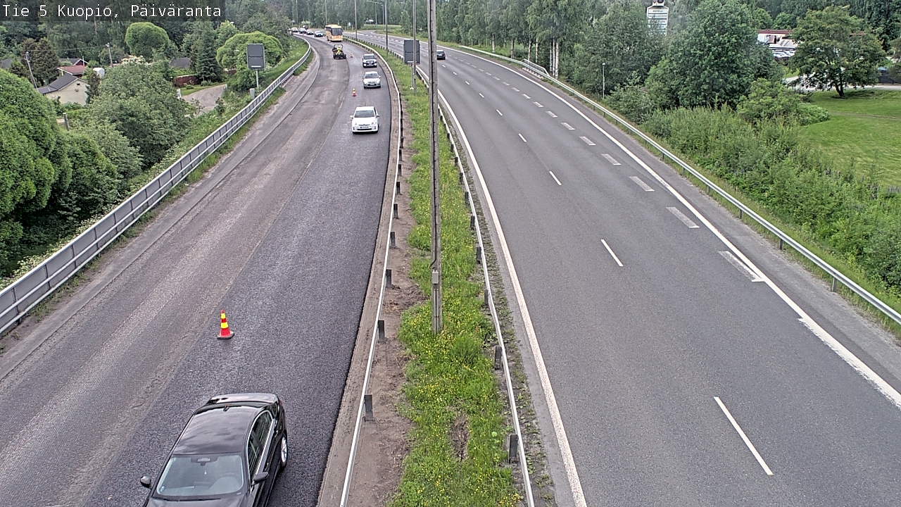 Weather Camera Image Road 5 Kuopio, Päiväranta, Kuopio, Pohjois-Savo
