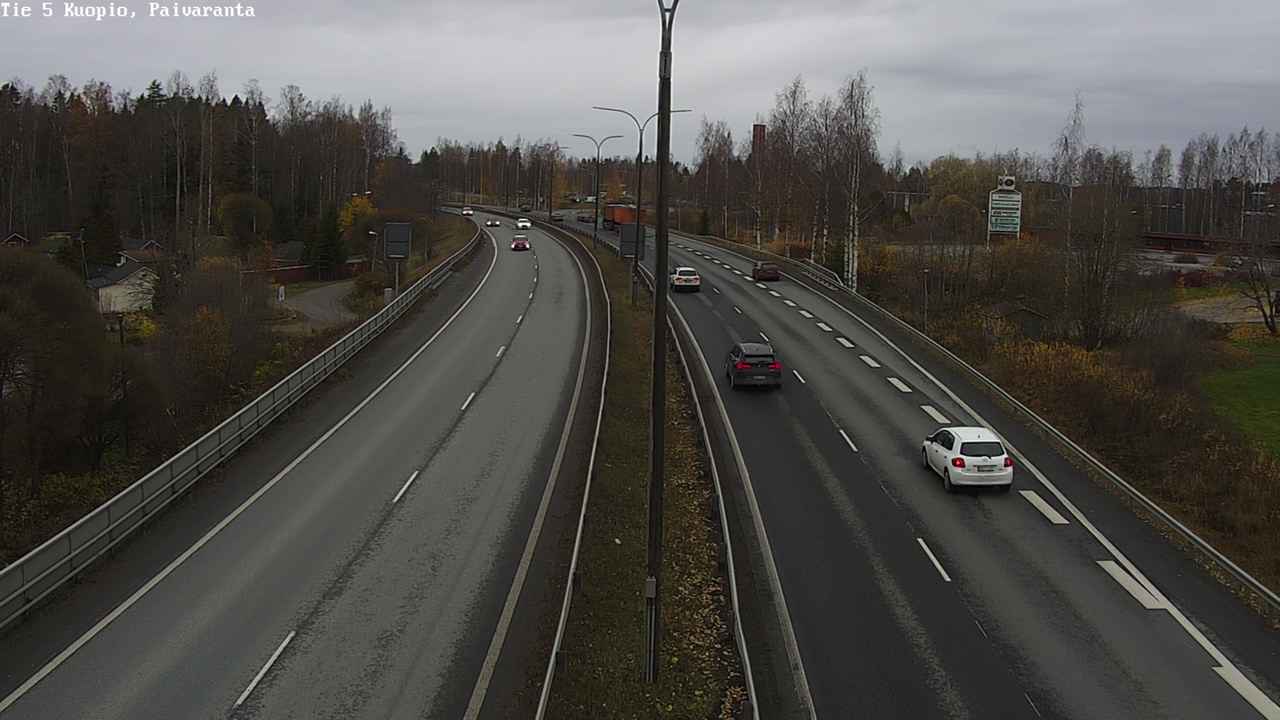 Weather Camera Image Väg 5 Kuopio, Päiväranta, Kuopio, Pohjois-Savo
