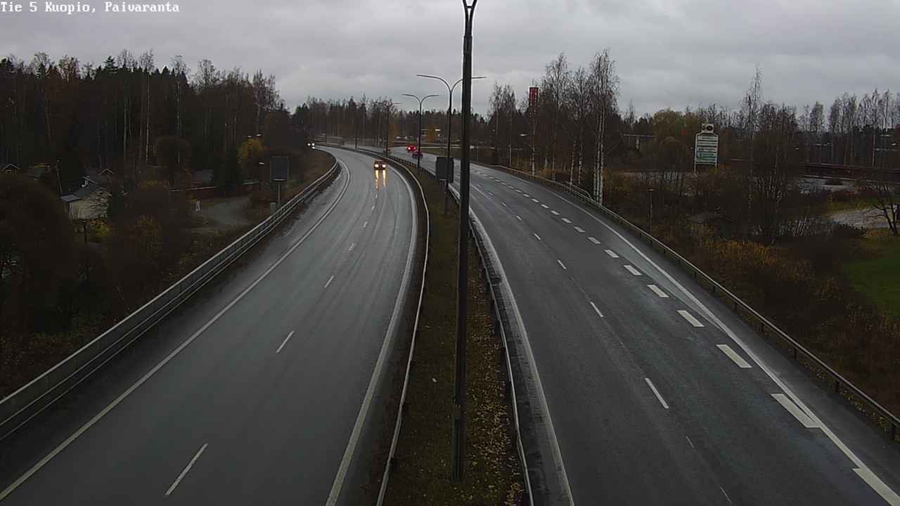 Weather Camera Image Väg 5 Kuopio, Päiväranta, Kuopio, Pohjois-Savo