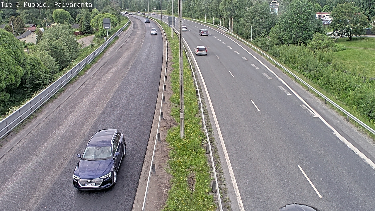Weather Camera Image Road 5 Kuopio, Päiväranta, Kuopio, Pohjois-Savo