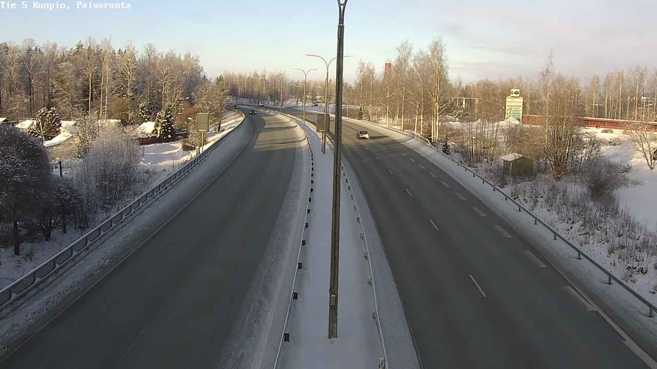 Weather Camera Image Väg 5 Kuopio, Päiväranta, Kuopio, Pohjois-Savo