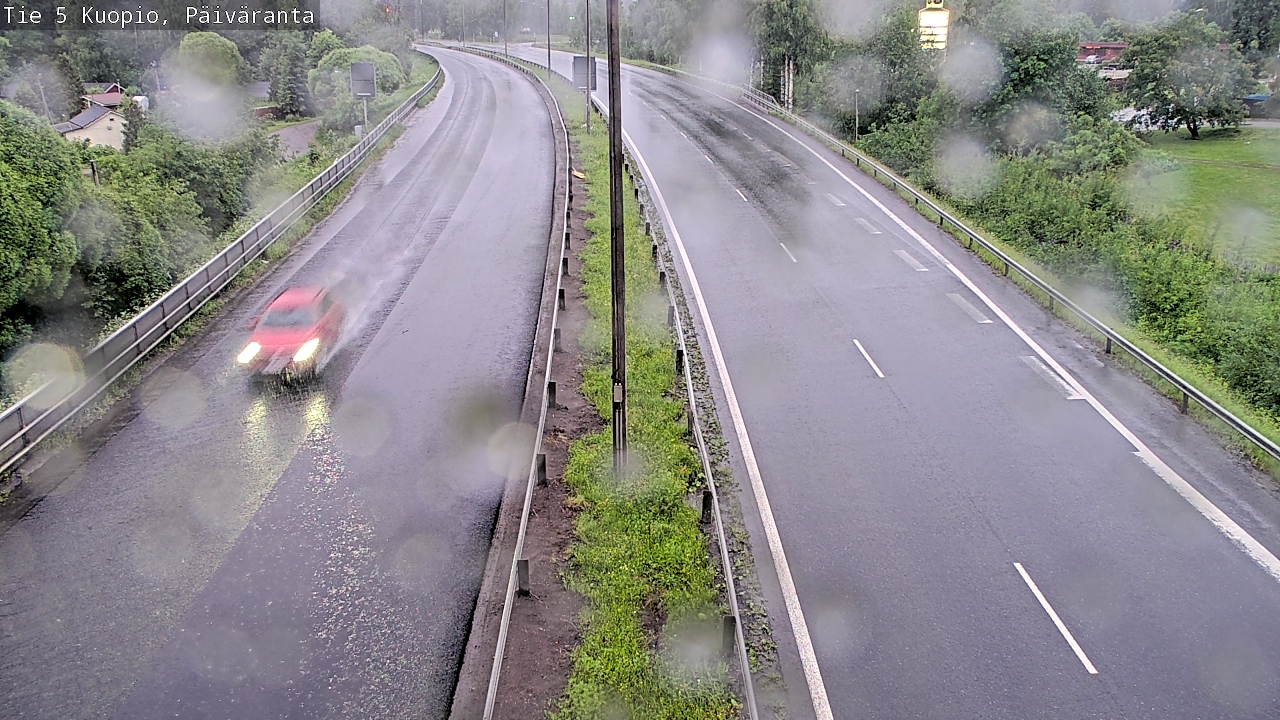 Weather Camera Image Road 5 Kuopio, Päiväranta, Kuopio, Pohjois-Savo