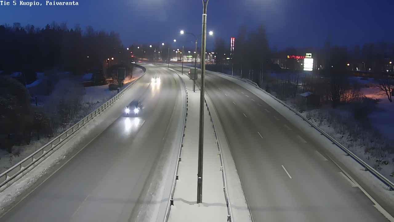 Weather Camera Image Väg 5 Kuopio, Päiväranta, Kuopio, Pohjois-Savo