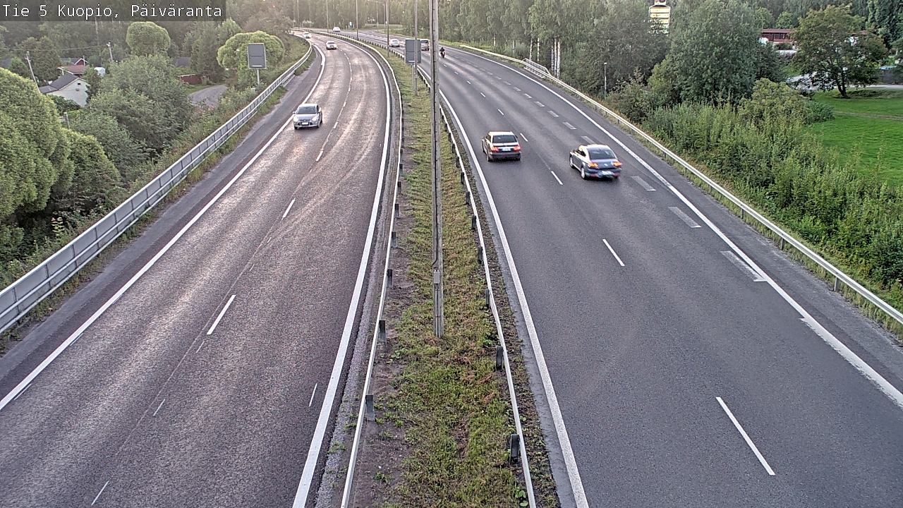 Kelikamerat Kuva Tie 5 Kuopio, Päiväranta, Kuopio, Pohjois-Savo