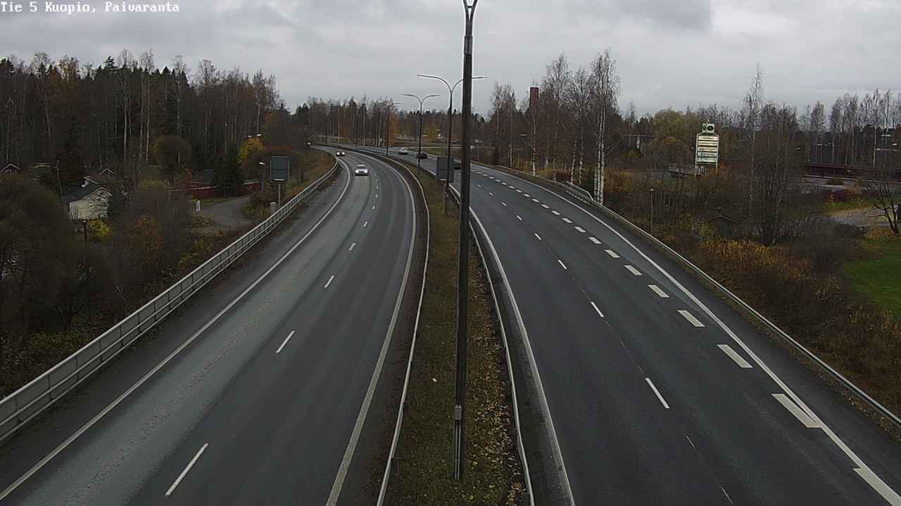 Weather Camera Image Väg 5 Kuopio, Päiväranta, Kuopio, Pohjois-Savo