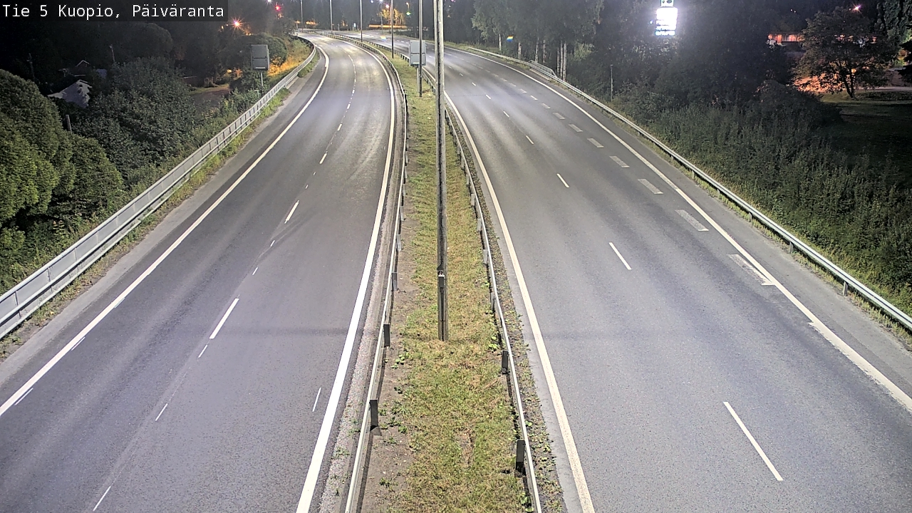 Kelikamerat Kuva Tie 5 Kuopio, Päiväranta, Kuopio, Pohjois-Savo