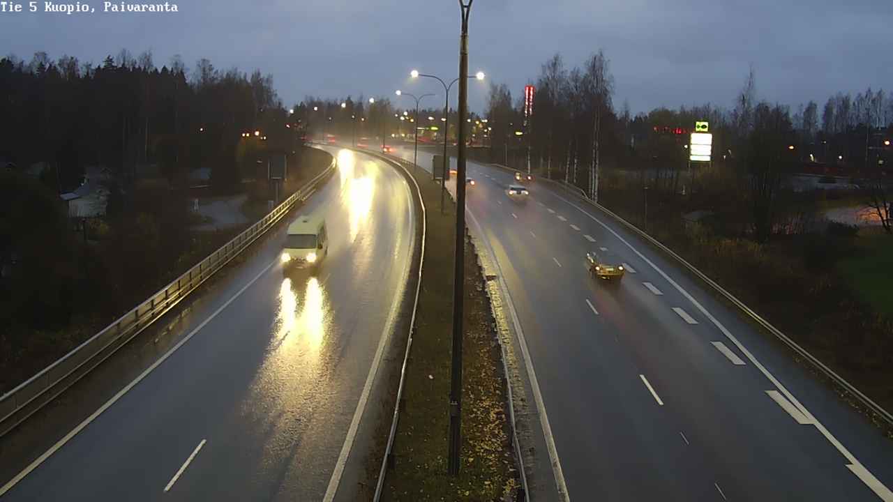 Weather Camera Image Väg 5 Kuopio, Päiväranta, Kuopio, Pohjois-Savo