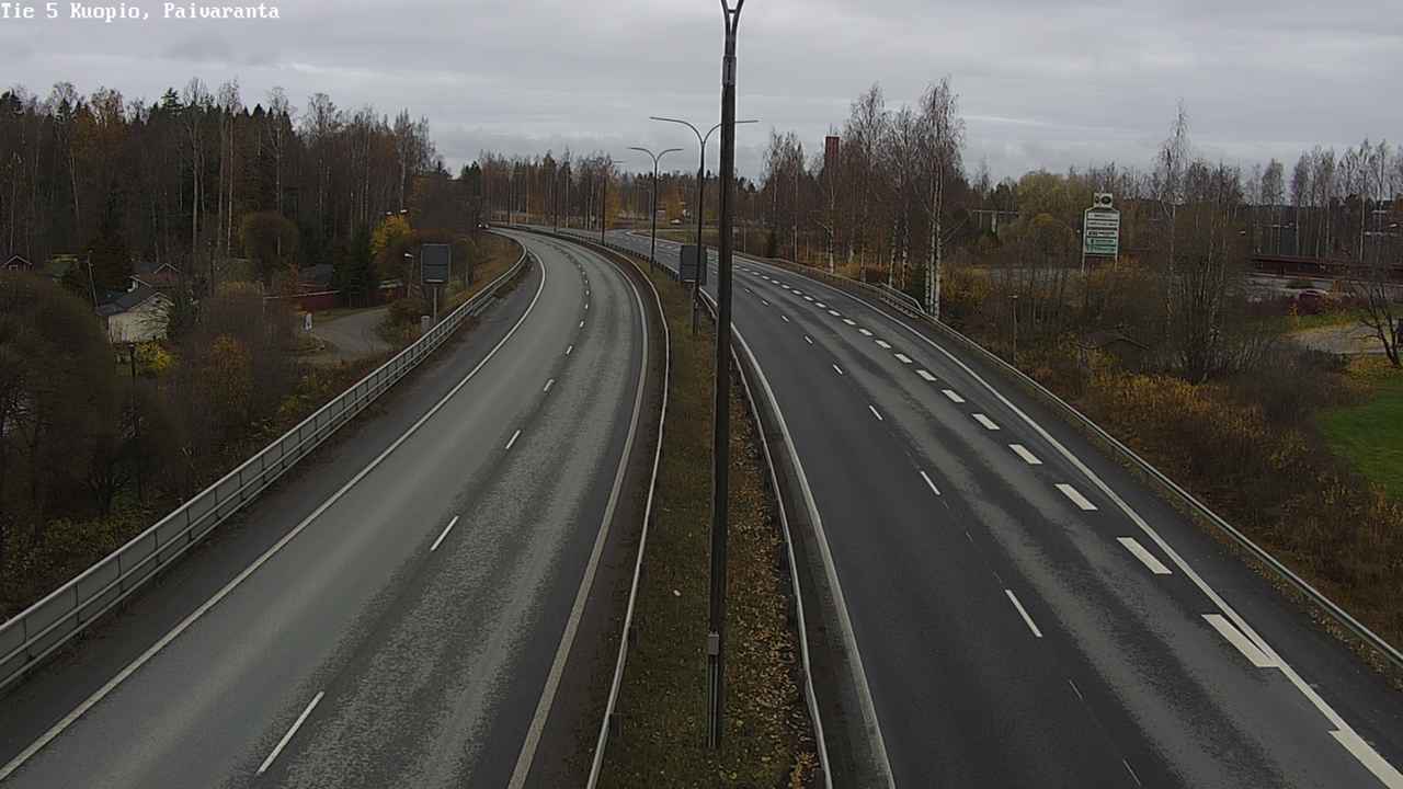 Weather Camera Image Väg 5 Kuopio, Päiväranta, Kuopio, Pohjois-Savo