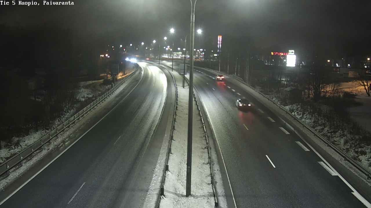 Weather Camera Image Road 5 Kuopio, Päiväranta, Kuopio, Pohjois-Savo