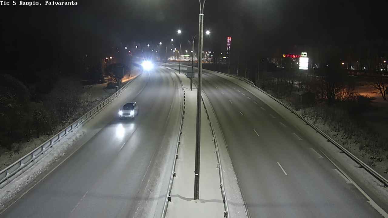 Weather Camera Image Väg 5 Kuopio, Päiväranta, Kuopio, Pohjois-Savo