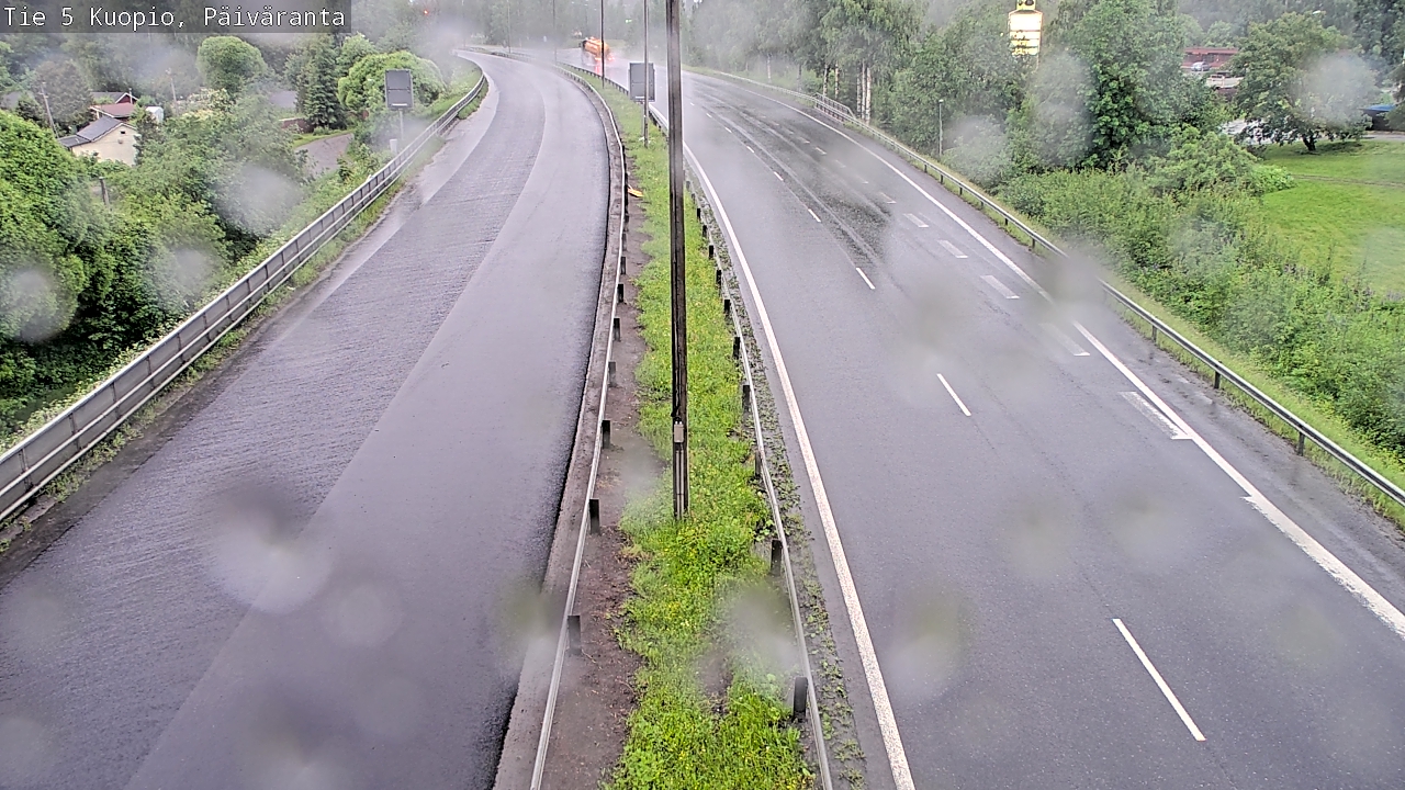 Weather Camera Image Road 5 Kuopio, Päiväranta, Kuopio, Pohjois-Savo