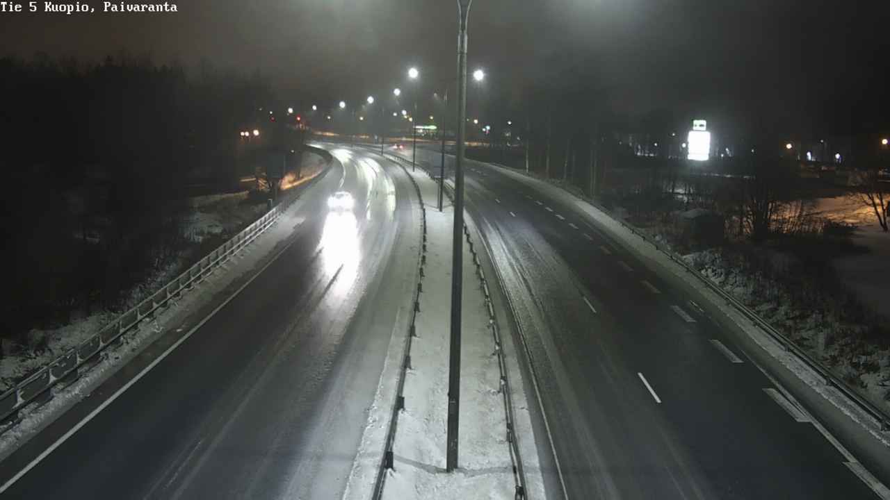 Weather Camera Image Road 5 Kuopio, Päiväranta, Kuopio, Pohjois-Savo